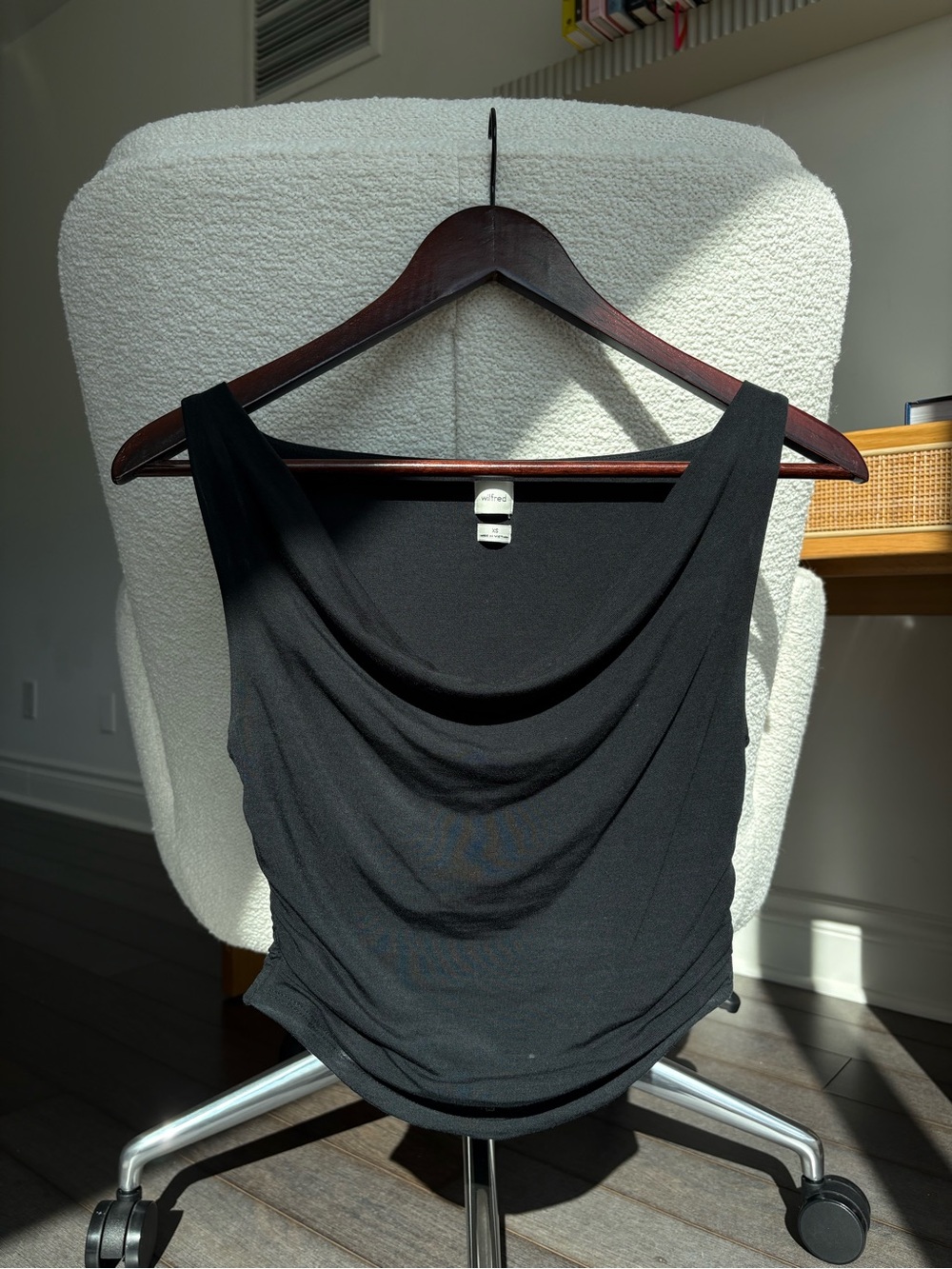 Aritzia Cowl Neck Top - Size XS
